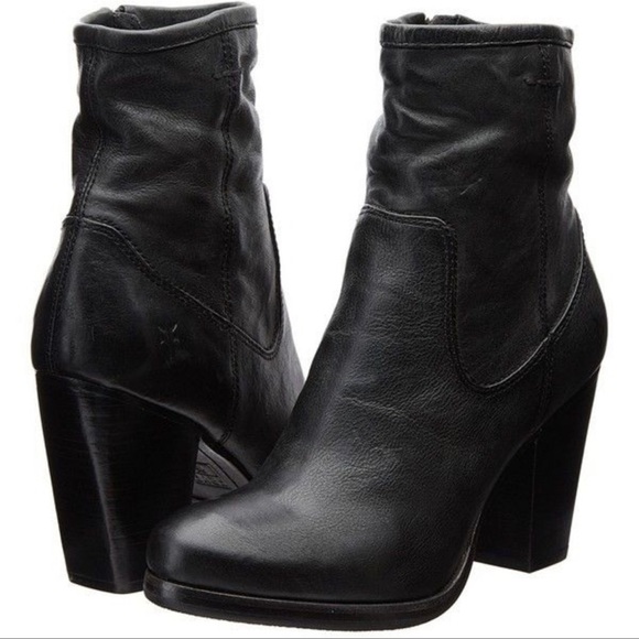 Frye Shoes - ❤️ Frye Black Leather Patty Artisan Zip Boots